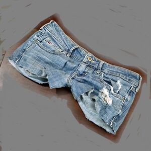 Hollister Low Rise Denim Shorts Size 1